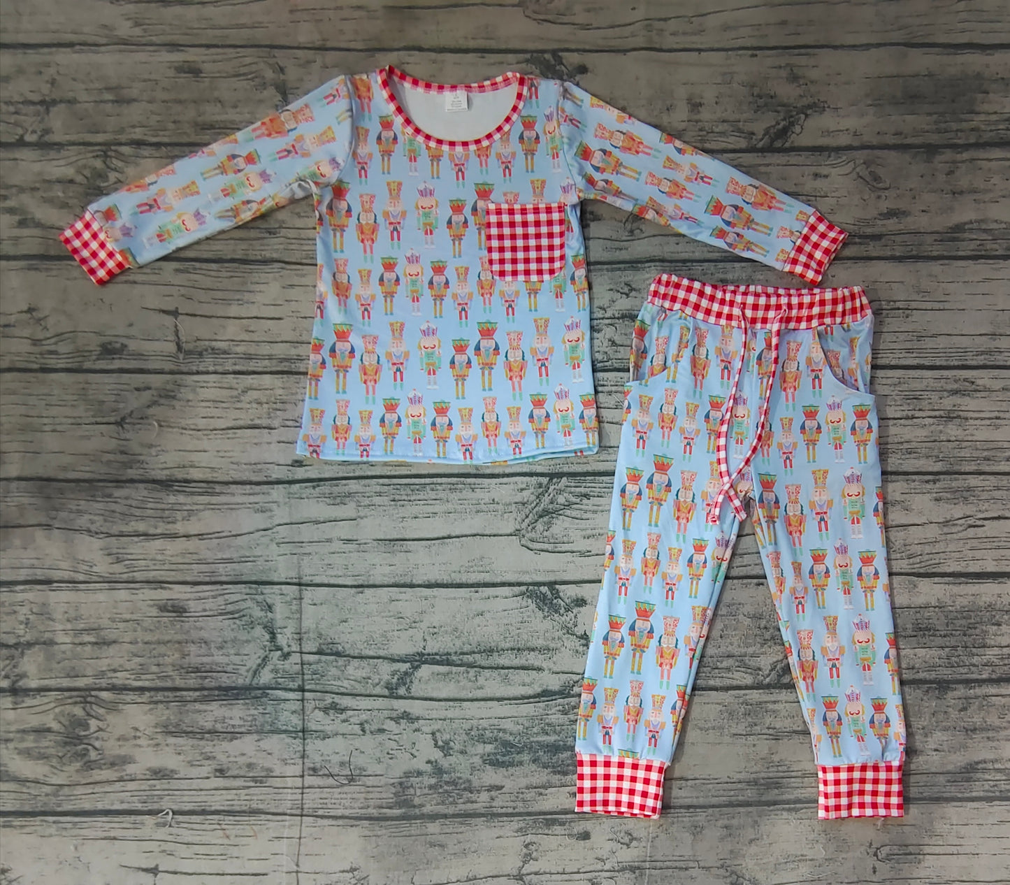 BLP0521 -BAMBOO Christmas nutcracker pajamas boy outfit 202410 RTS