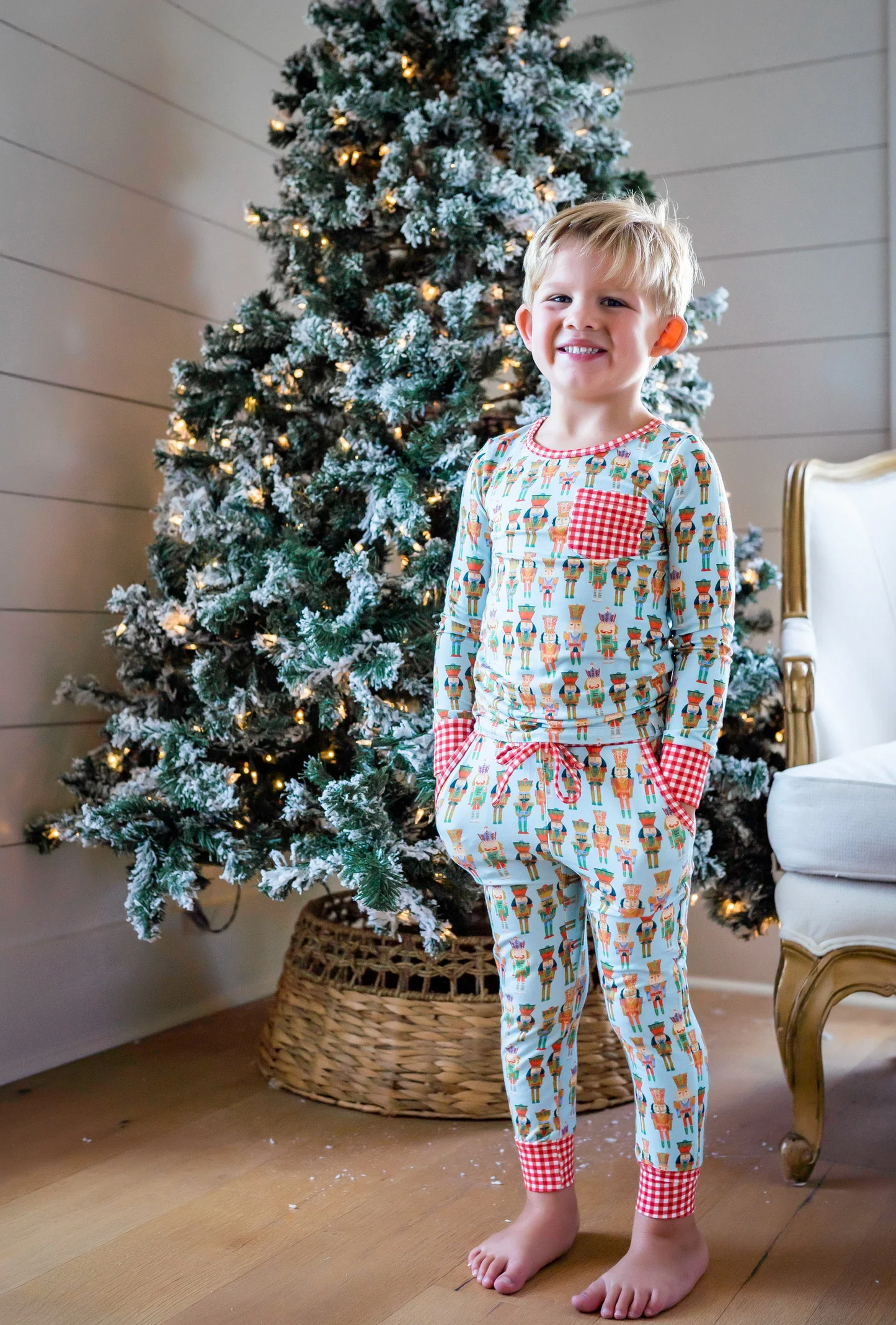 BLP0521 -BAMBOO Christmas nutcracker pajamas boy outfit 202410 RTS