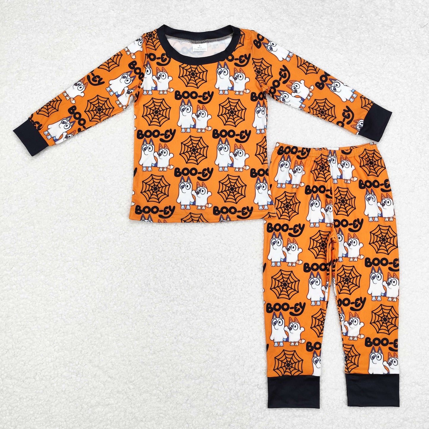 BLP0727 Halloween boo bat boy pajamas outfit 202409 RTS