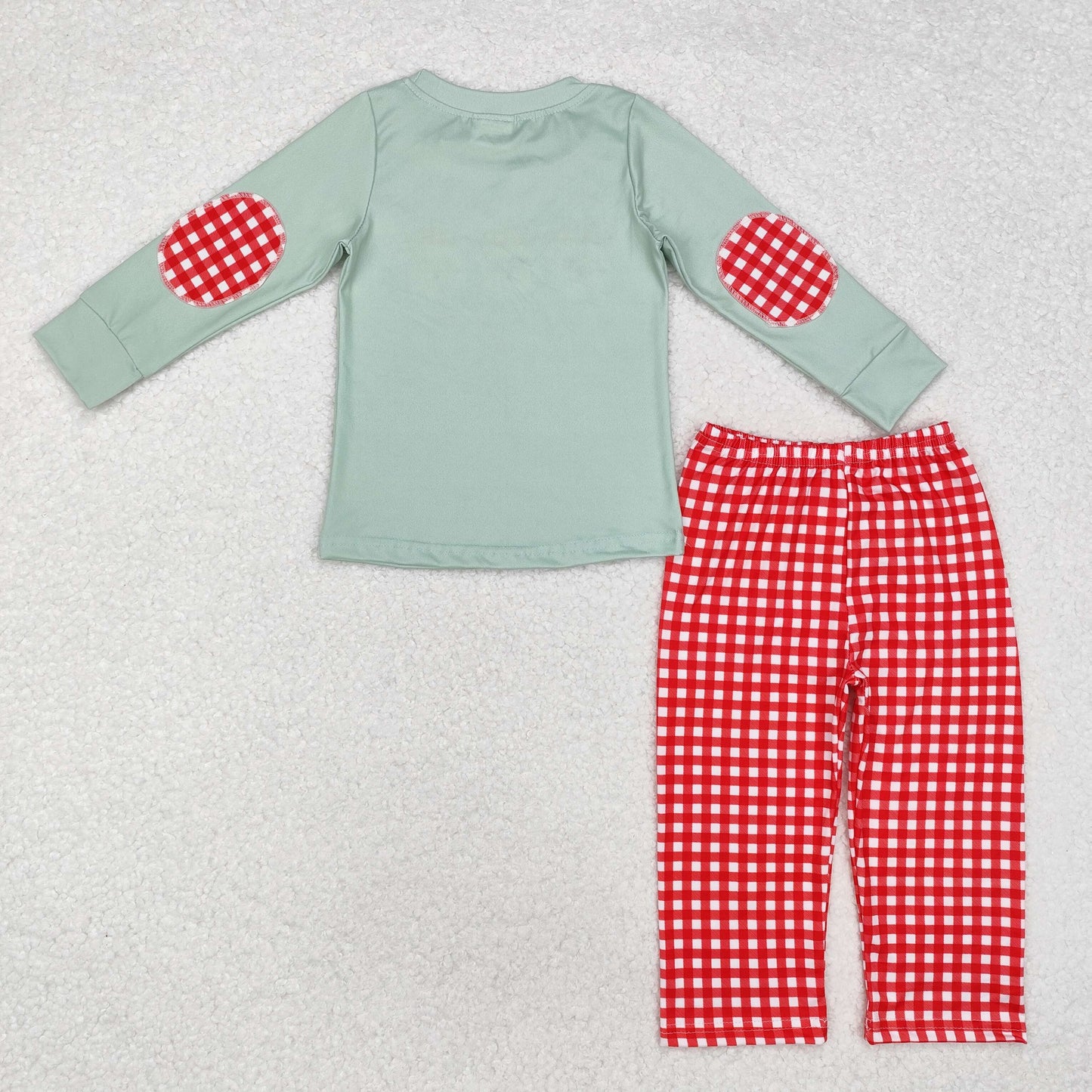 BLP0774 Christmas santa boy pajamas outfit 202409 RTS sibling