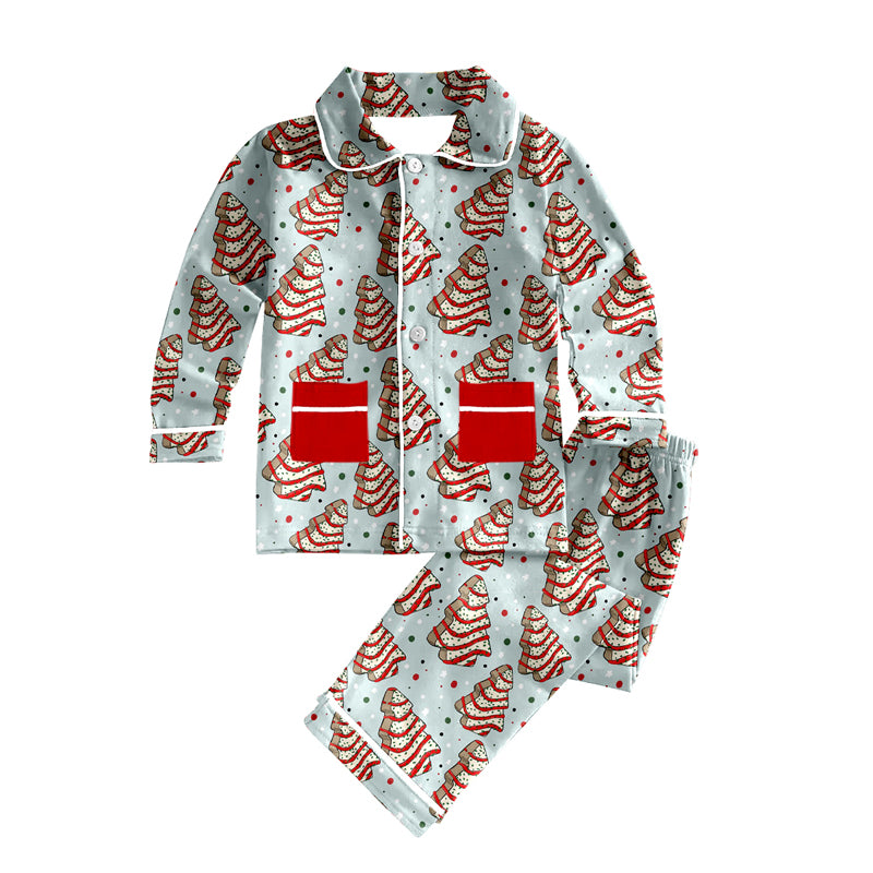 BLP0828 sibling Christmas tree ice cream preorder boy pajamas outfit 202408