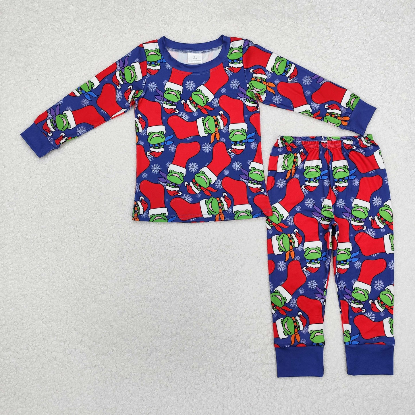 BLP0870 RTS Christmas grinch boy pajamas outfit 202410