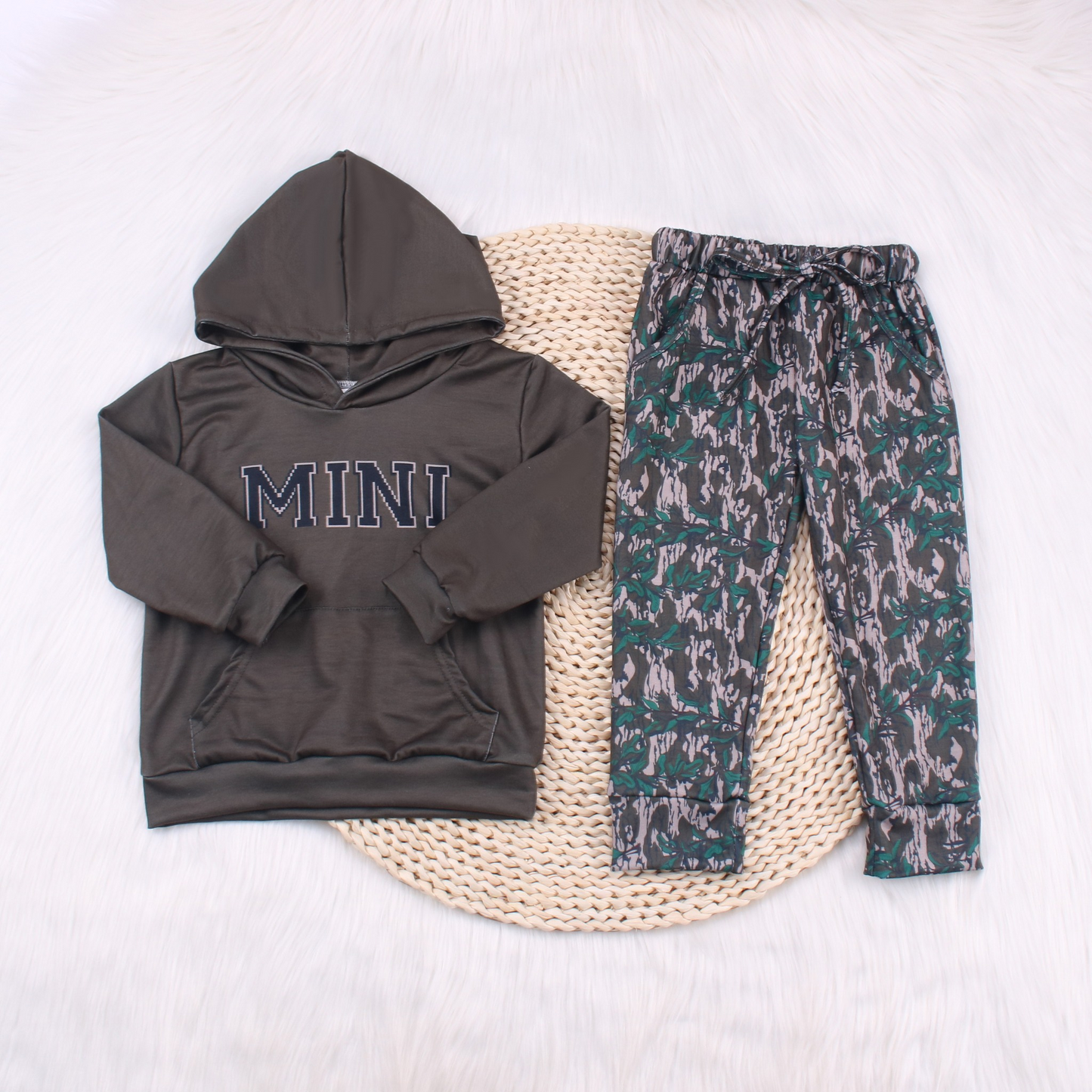 BLP1033 camo mini hoodie preorder boy outfit 202410 sibling