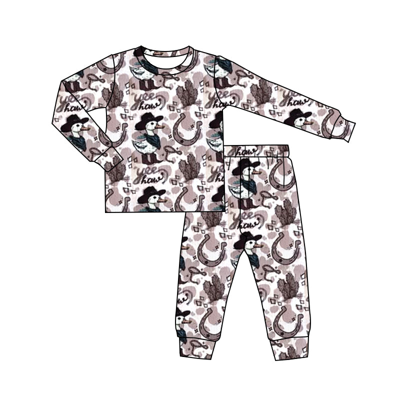 BLP1108 yeehaw duck boy pajamas outfit 202506 preorder