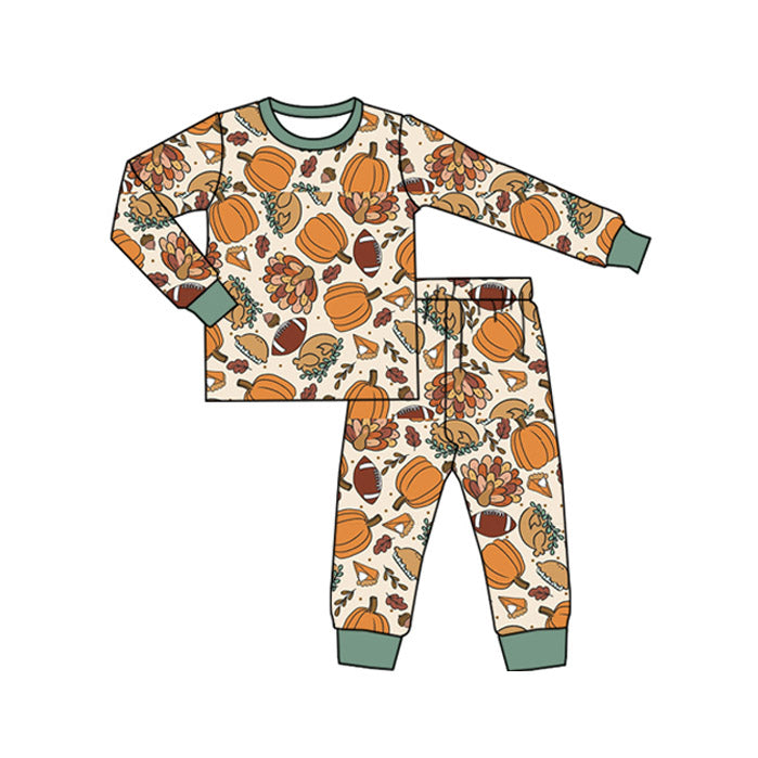 BLP1187 Halloween trunk pumpkin boy sibling outfit 202508 preorder