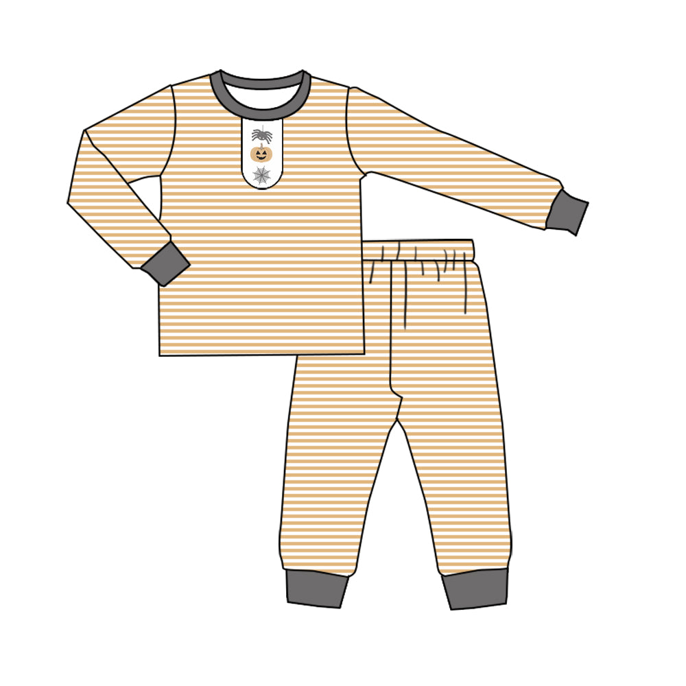 BLP1202 pumpkin tractor western kids boy outfit 202507 preorder