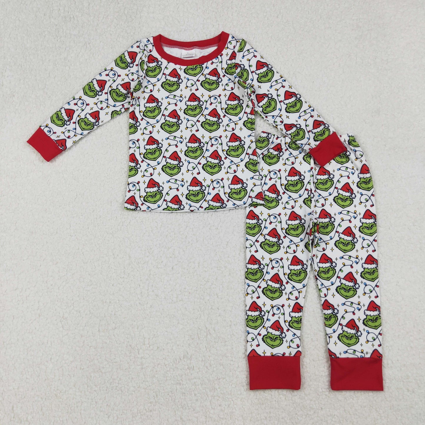 BLP1225 Christmas grinch western boy outfit 202509 RTS