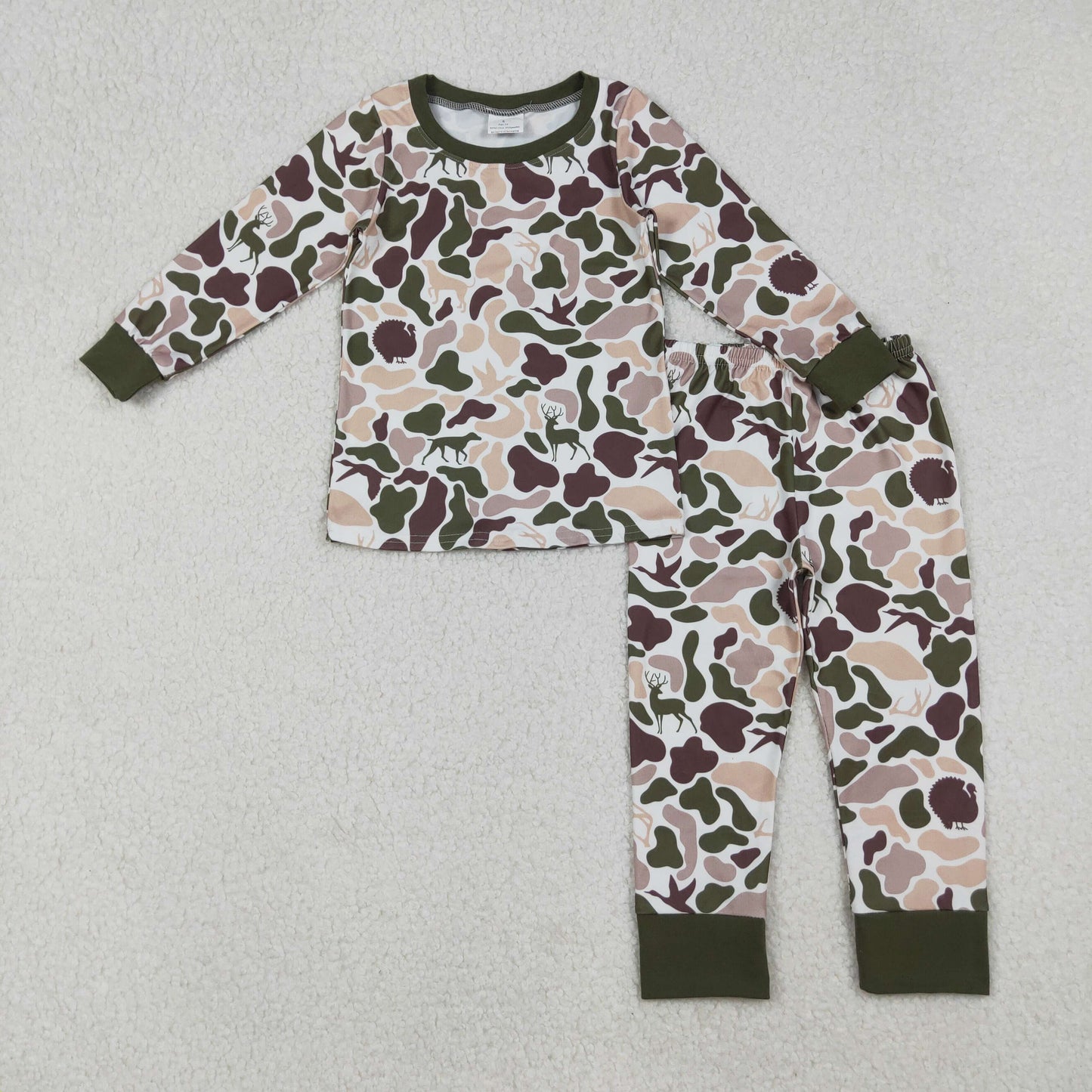 BLP1234 camo pajamas boy outfit 202509 RTS