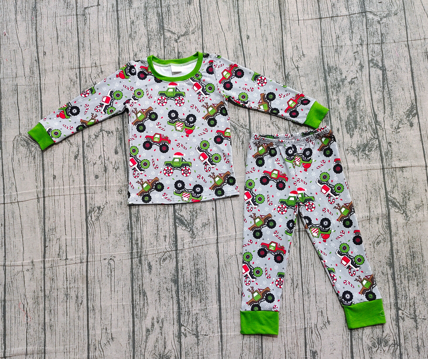 BLP1286 Christmas MERRY CAR pajamas BOY outfit 202510 preorder