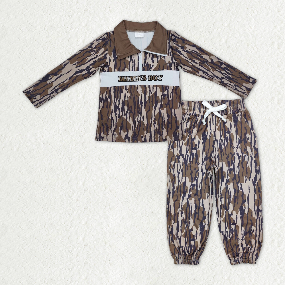 BLP1322组合 mama's boy camo sibling boy outfit 202510 RTS