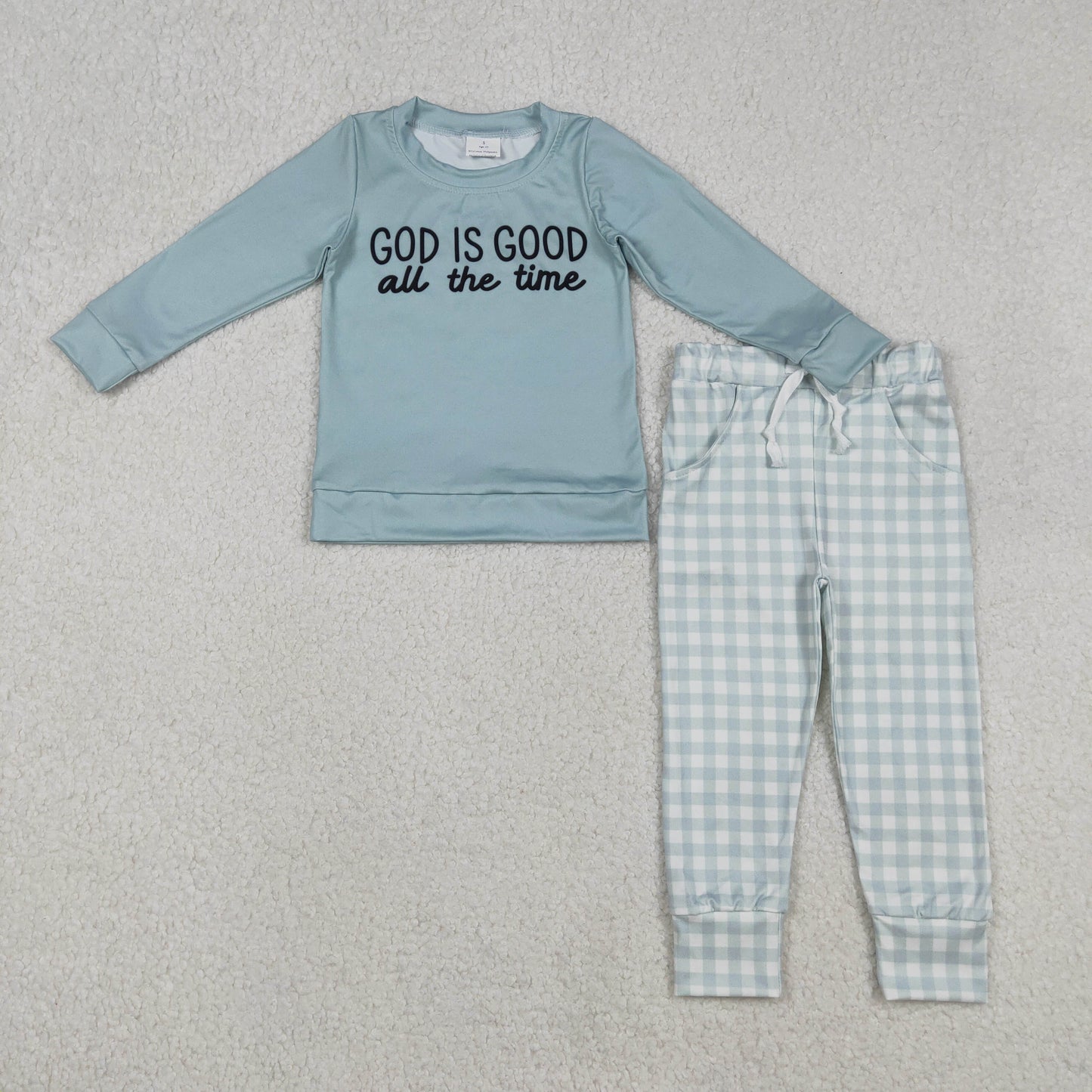 BLP1345 God is good boy outfit 202512 RTS