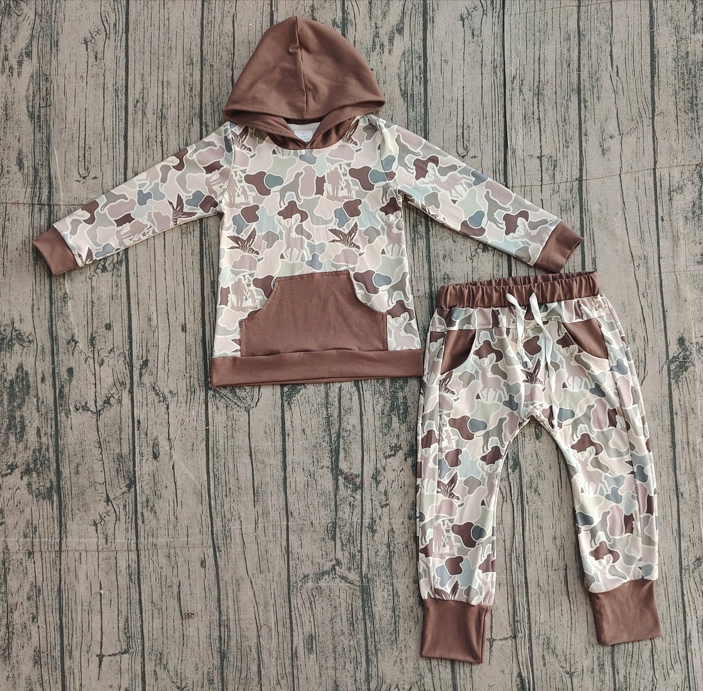 BLP1403 duck hoodie camo sibling boy outfit 202511 preorder