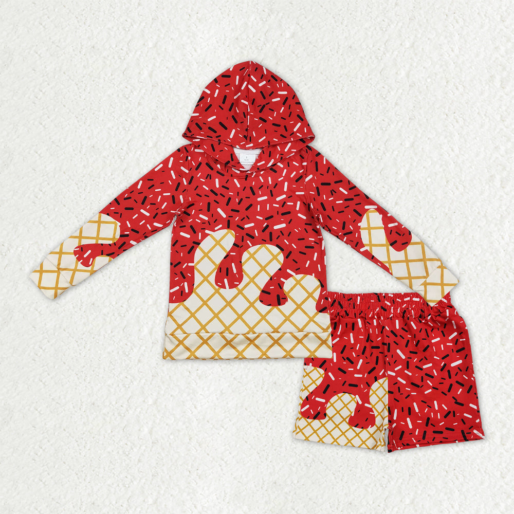 BLS0012组合 ice cream red western boy outfit 202510 RTS