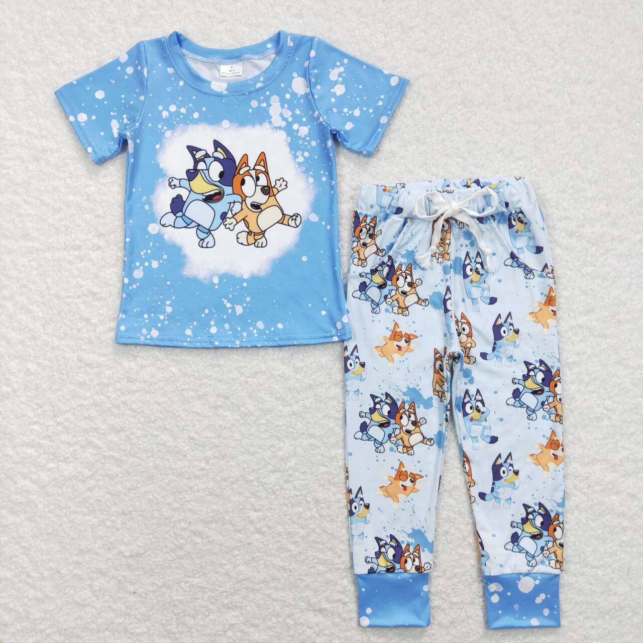 BSPO0222 western bluey short sleeve boy outfit RTS 20231204