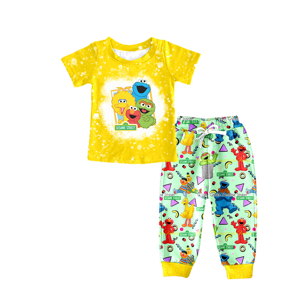 BSPO0314 cartoon street pajamas love outfit 202504 RTS
