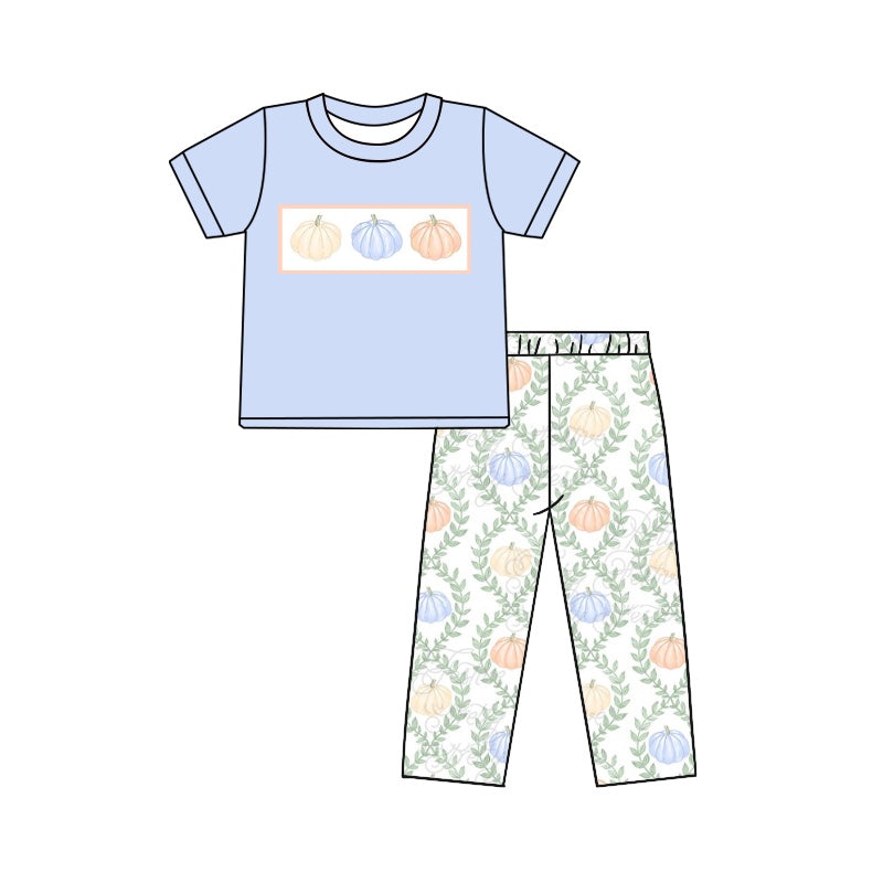 BSPO0431 pumpkin haloween pajamas outfit preorder 202404 202405