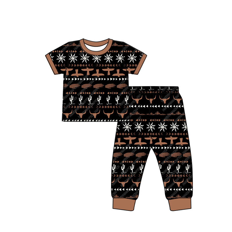 BSPO0432 cow pajamas outfit preorder 202404 202405