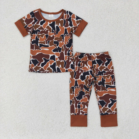 BSPO0439  camo cow pajamas outfit bamboo 202407 RTS