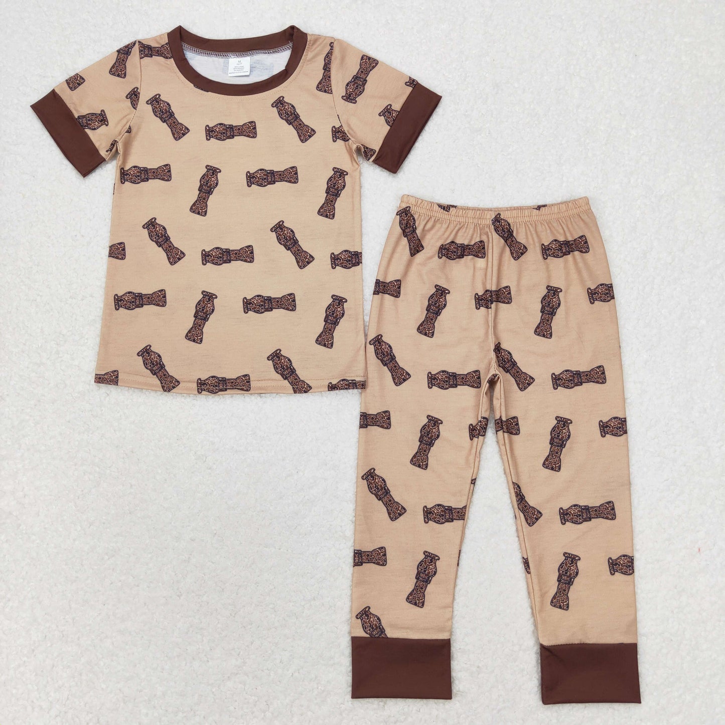 BSPO0444 Bamboo duck bottle pajamas boy outfit RTS 202406