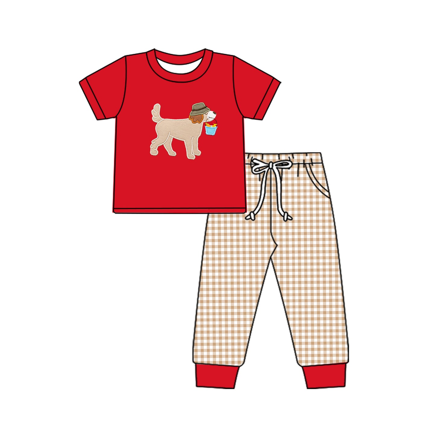 BSPO0507 preorder fishing boy outfit 202410 sibling(