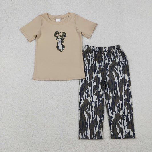 BSPO0582  embroidery deer boy sibling  outfit 202510 RTS