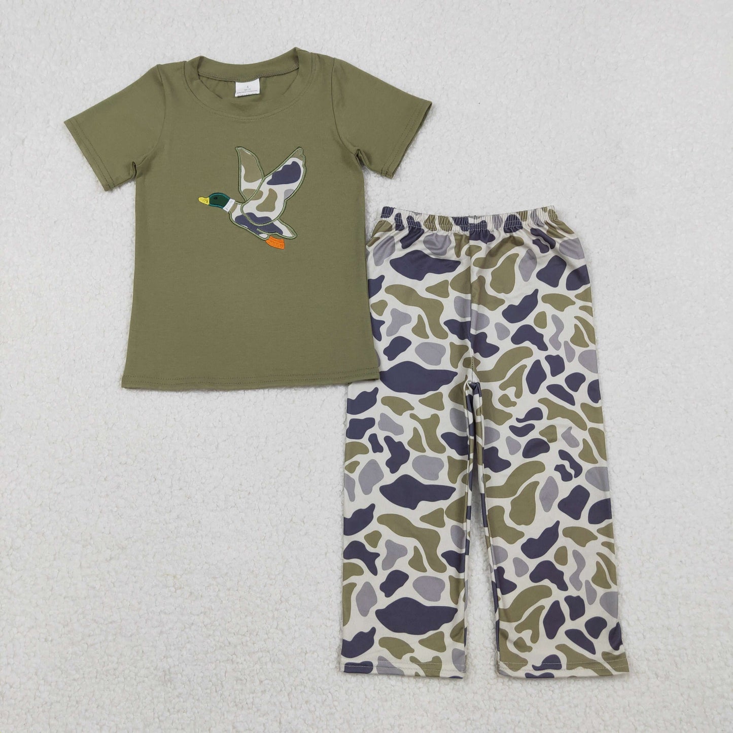 BSPO0583 embroidery duck CAMO boy sibling outfit 202510 RTS