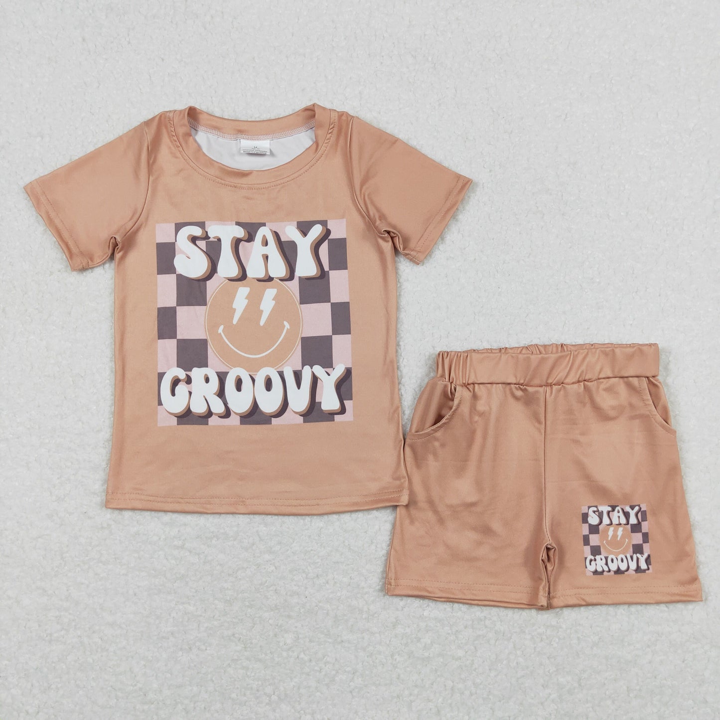 BSSO0613 shorts stay smile boy summer outfit 202403 RTS
