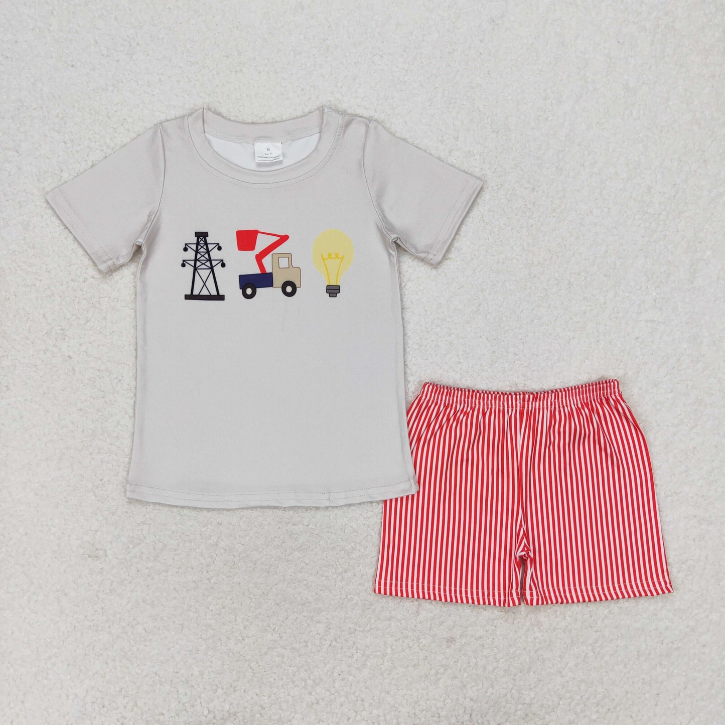BSSO0632 digger boy dog shorts boy summer outfit 202405 RTS