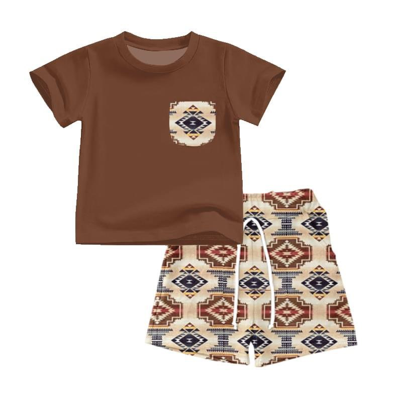 BSSO0676 preorder western summer boy outfit 202401
