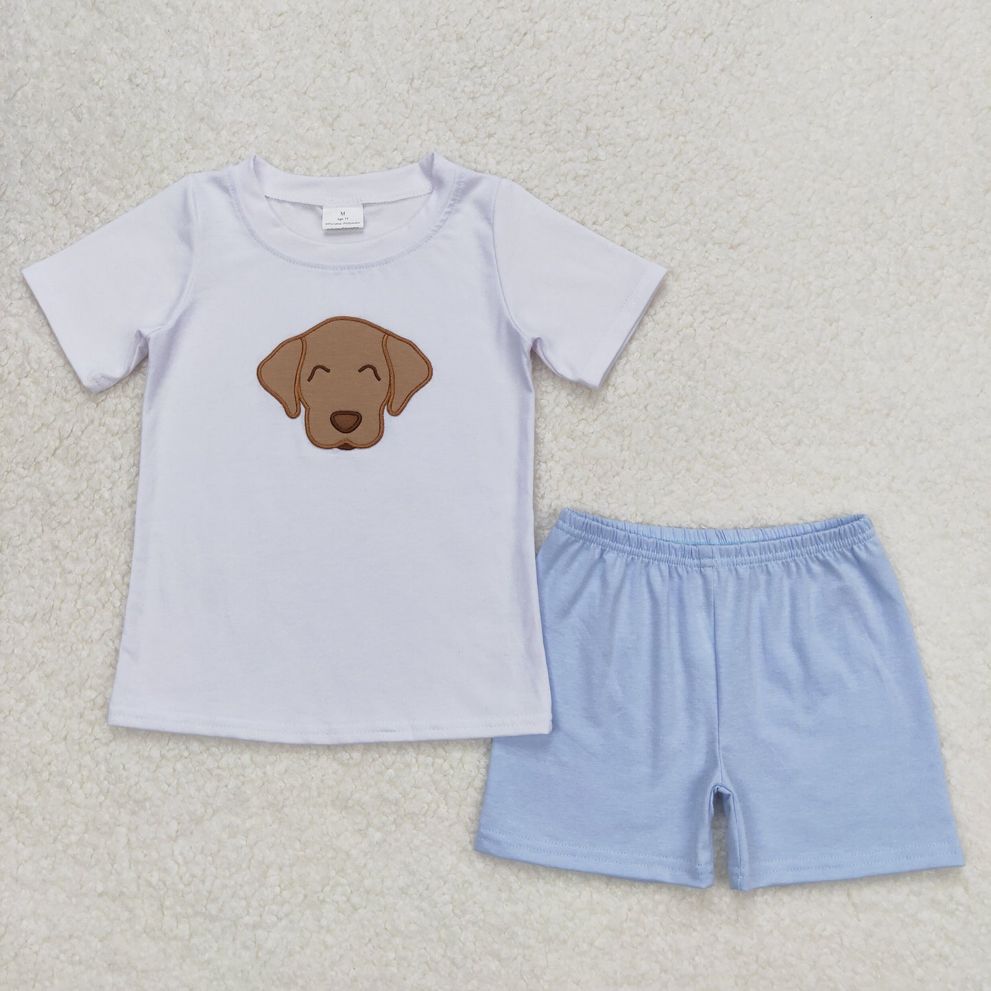BSSO0695 embroidery dog boy shorts outfit 202404