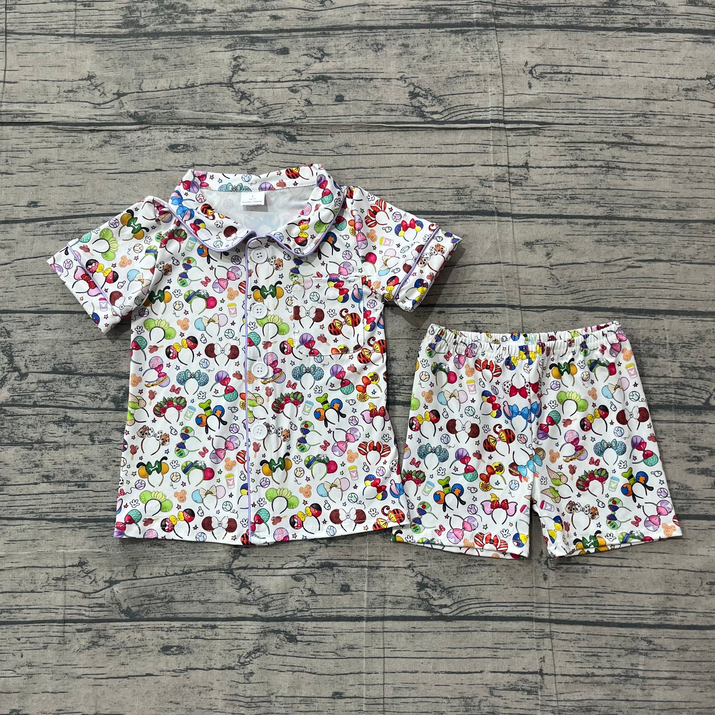 BSSO0816 shorts mouse boy summer pajamas outfit 202604 preorder