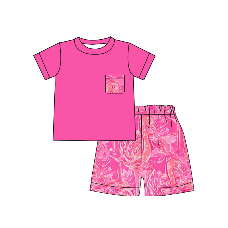 BSSO0842 flower shorts boy summer outfit 202403 preorder