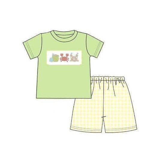 BSSO0910 crab shorts boy summer outfit 202403 preorder