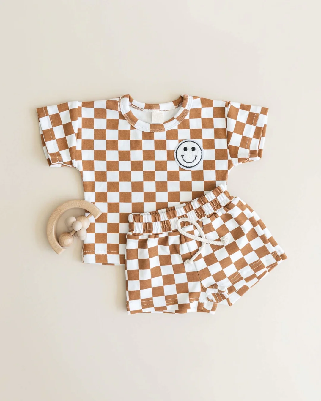 BSSO0976 smile checkerboard preorder boy shorts outfit 202404