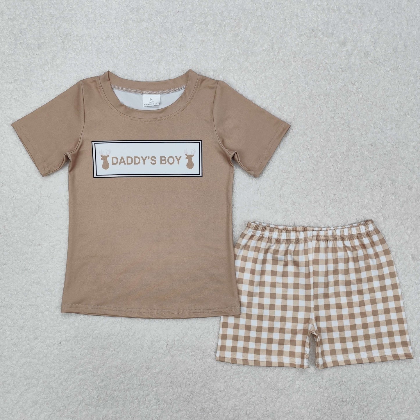 BSSO1130 deer Daddy's boy summer outfit 202501 RTS