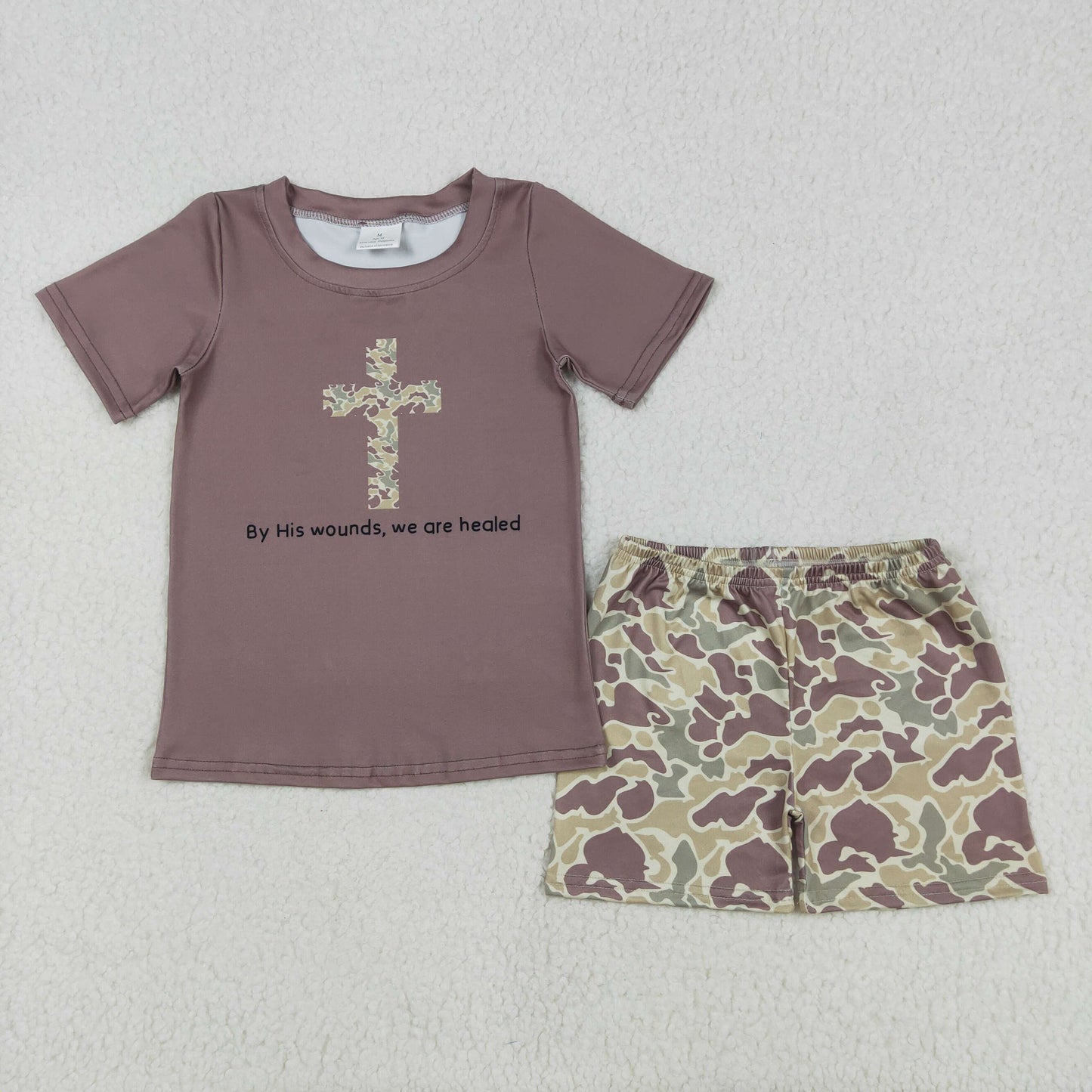 BSSO1134 Easter Cross boy summer outfit 20501 RTS