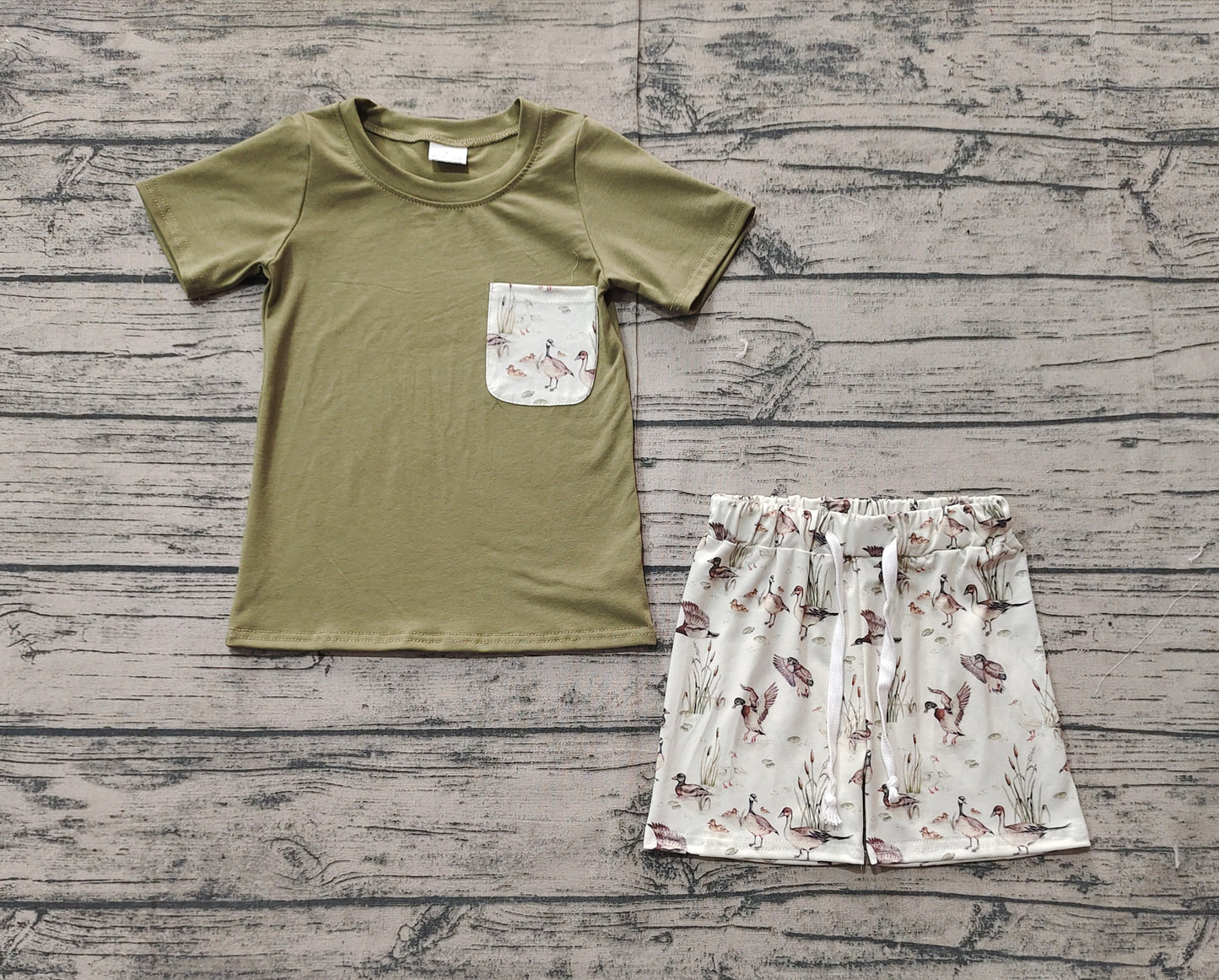 BSSO1175 boy duck summer outfit 202412 preorder
