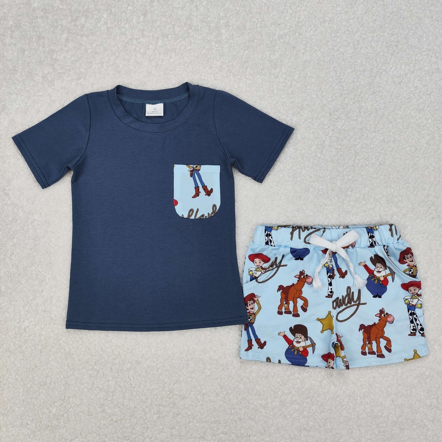 BSSO1213 boy toy story summer outfit 202502 RTS