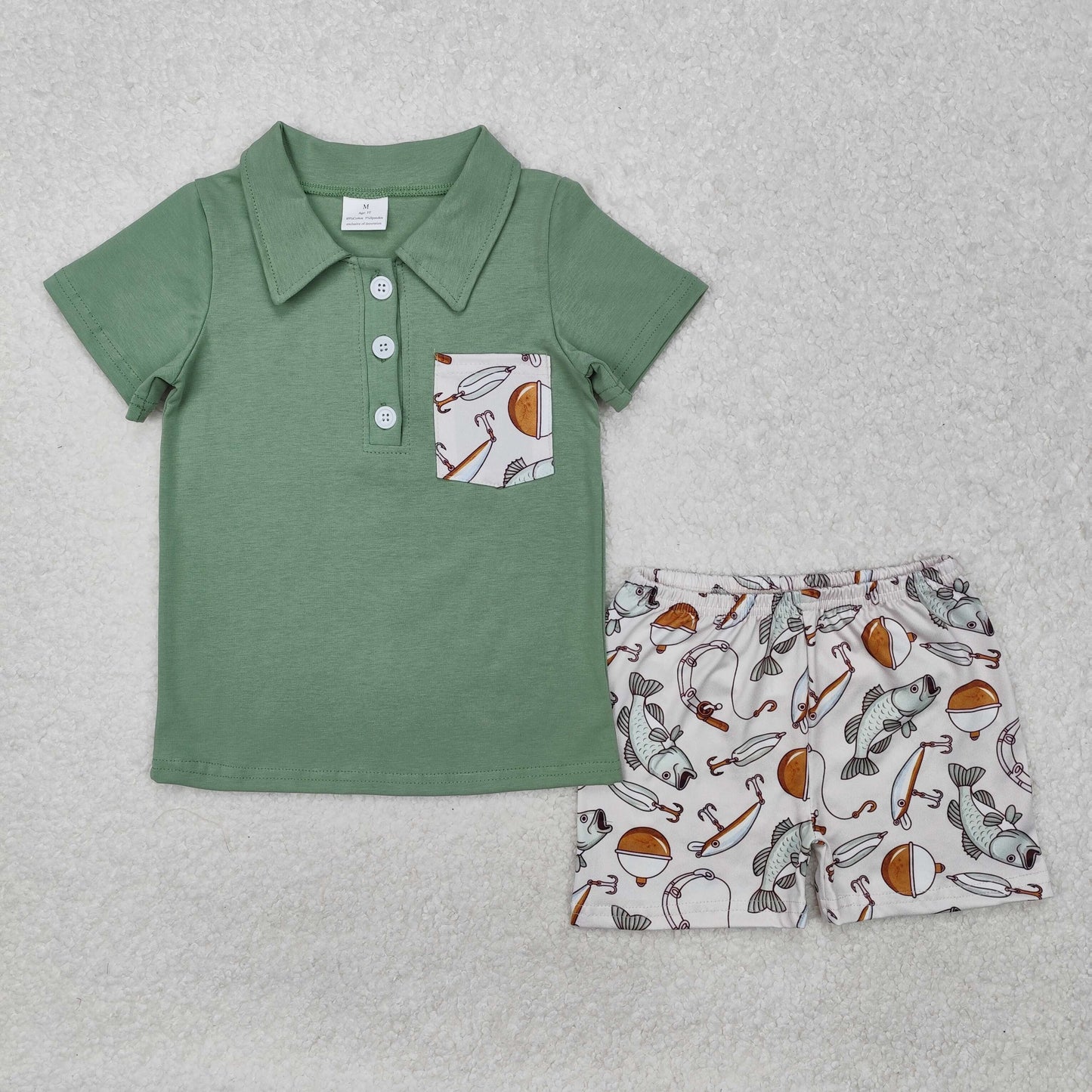 BSSO1216 Fishing shorts boy summer outfit 202501 RTS