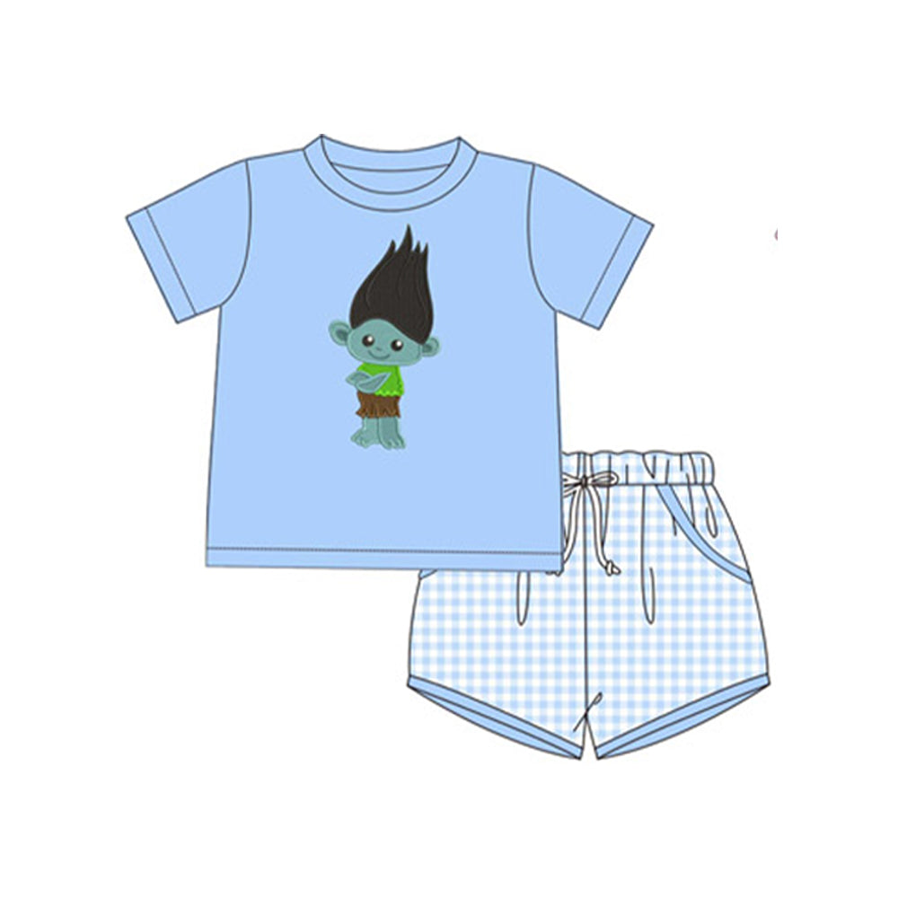 BSSO1228 cartoon elf boy summer outfit 202412 preorder(复制)