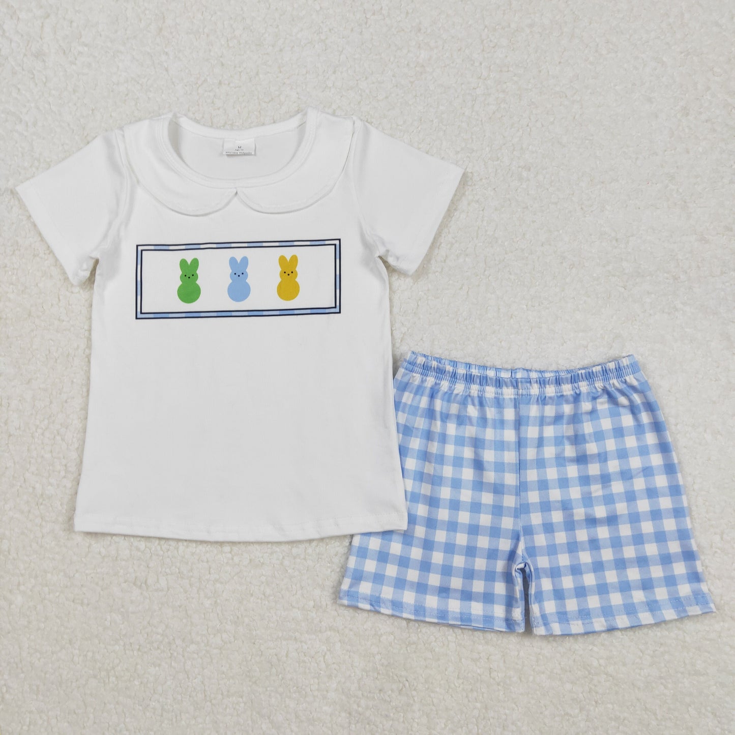 BSSO1243 bunny Easter boy summer outfit 202502 RTS