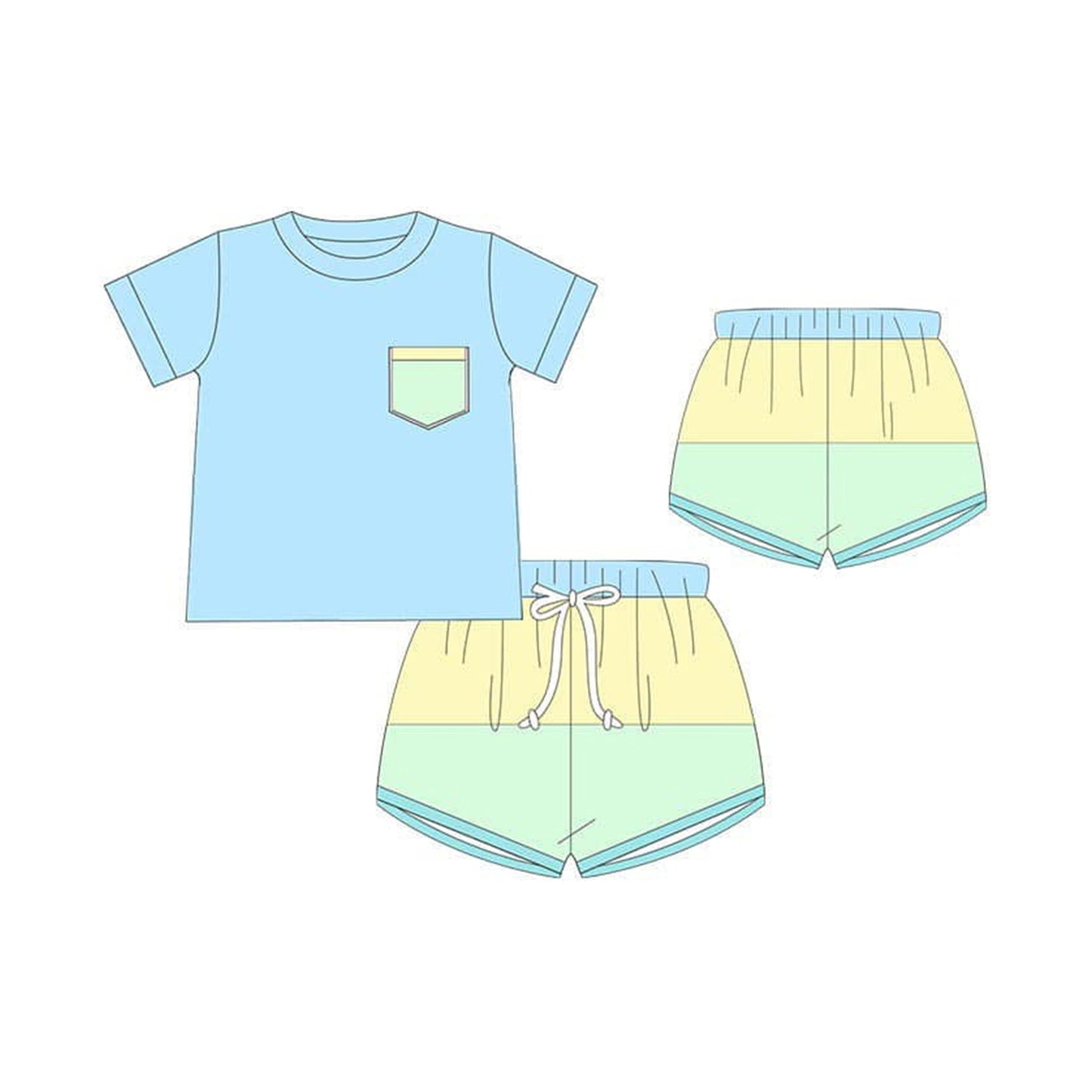 BSSO1290 boy summer outfit 202501 preorder