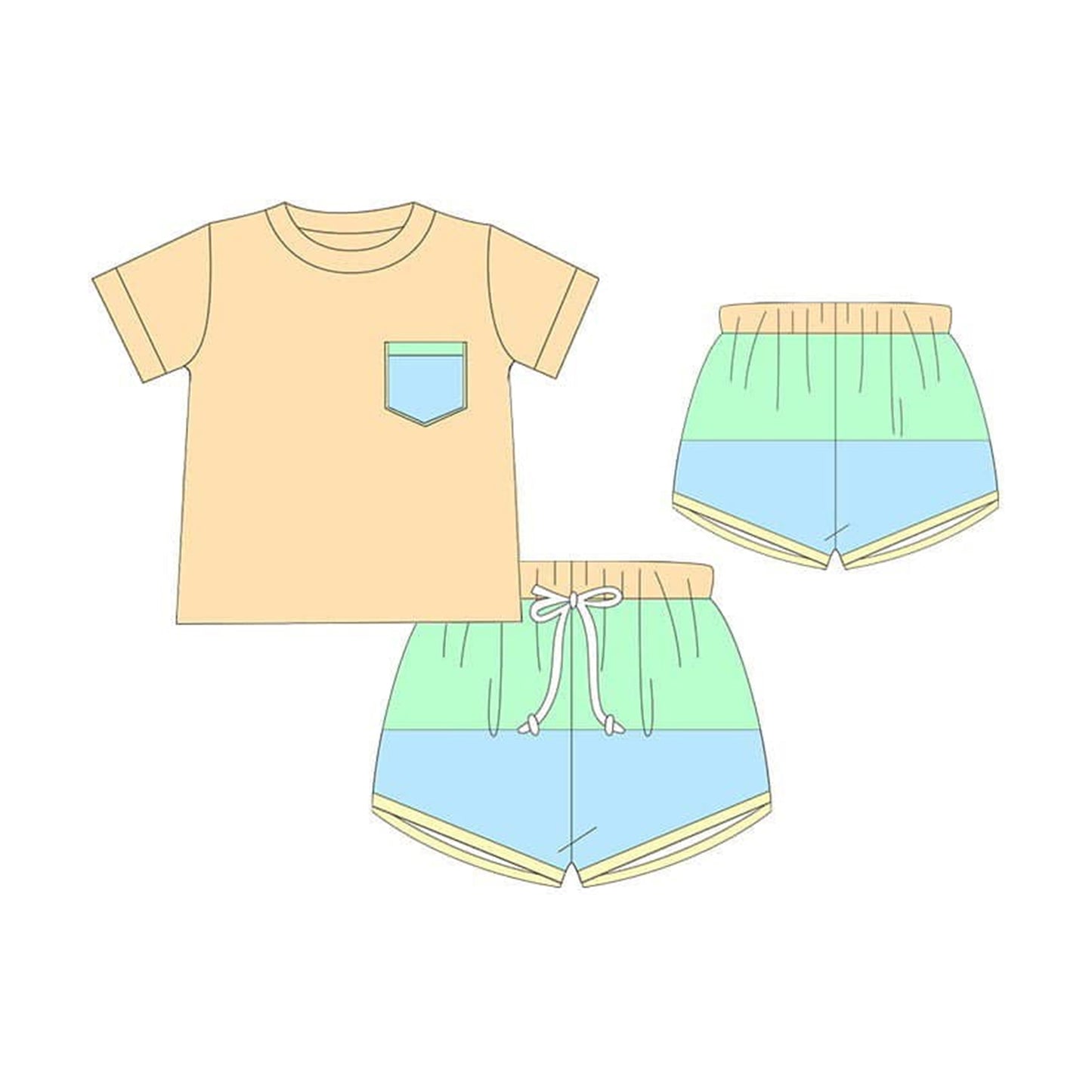 BSSO1291 boy summer outfit 202501 preorder