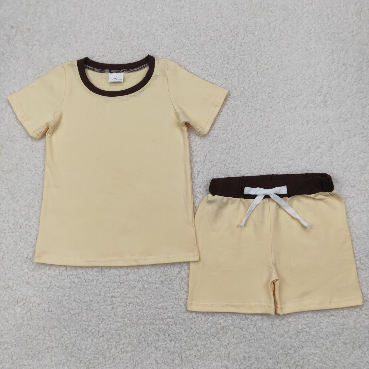 BSSO1310 solid Cotton color summer outfit 202504 RTS