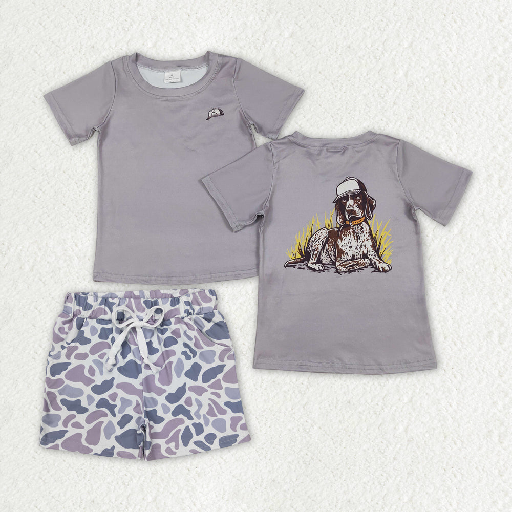 BSSO1336组合 camo dog westen boy summer outfit 202502