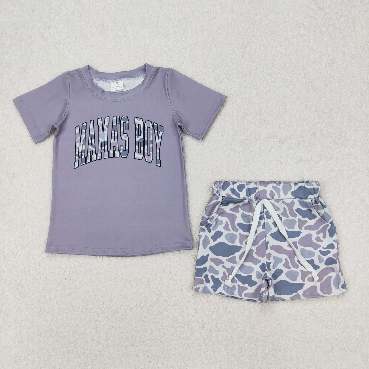 BSSO1347 组合 camo mama's boy westen  boy summer outfit 202503 RTS