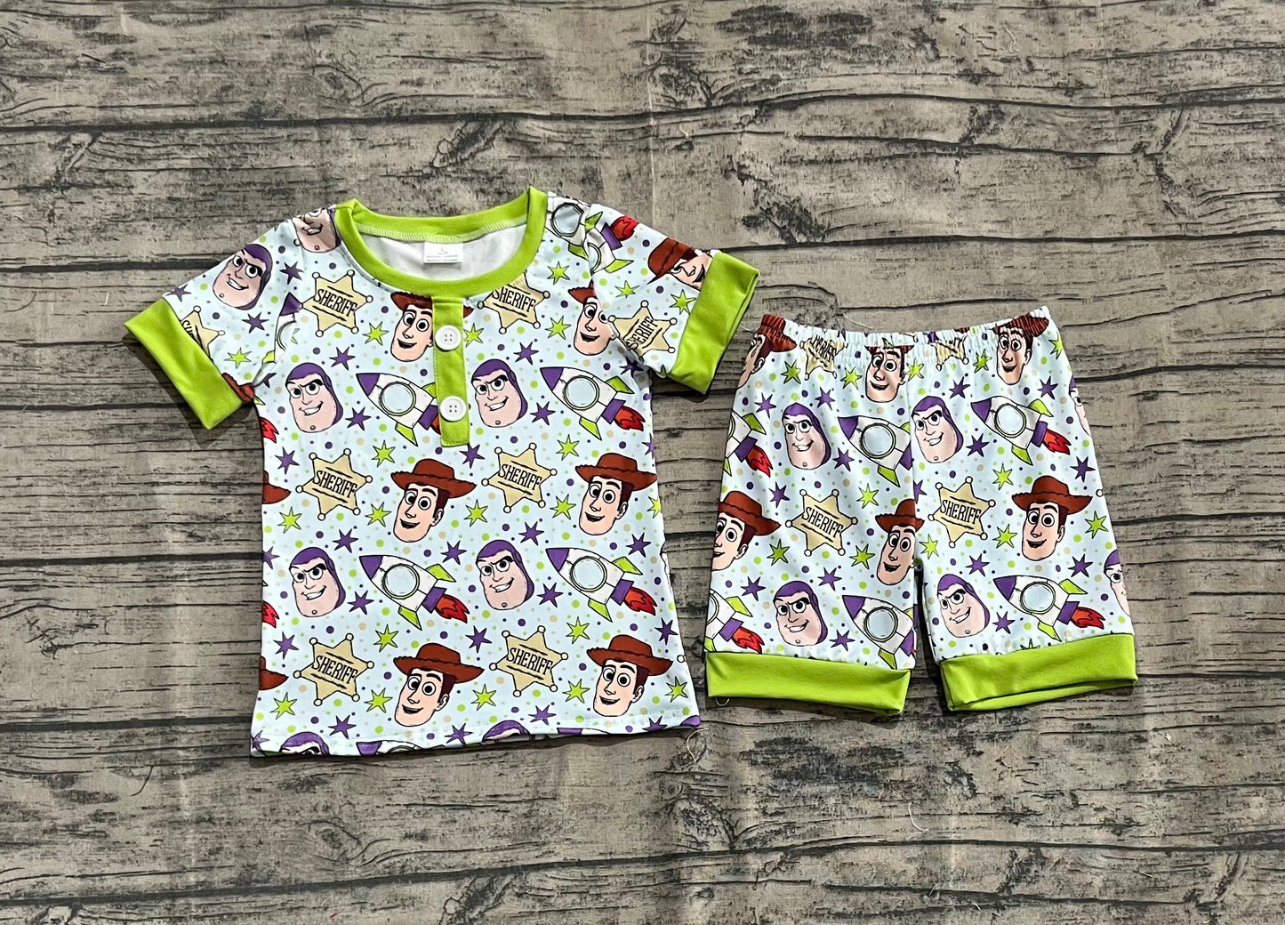 custom MOQ5---BSSO1371 toy story girl summer outfit 202504