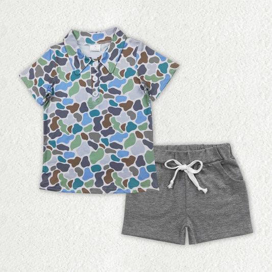 BSSO1491组合  camo boy western short boy summer outfit 202504 rts