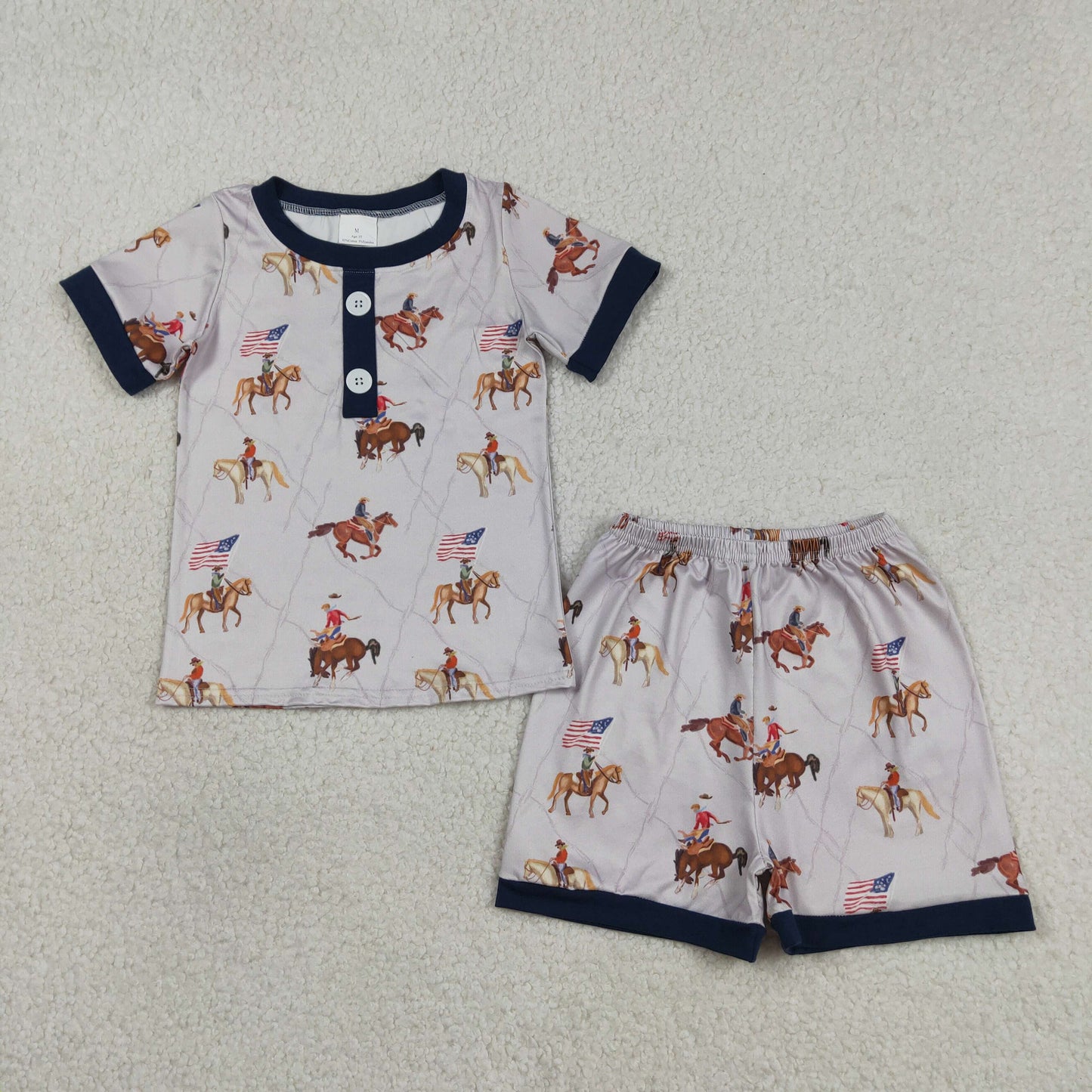 BSSO1497 western 4th July boy outfit 202603 RTS