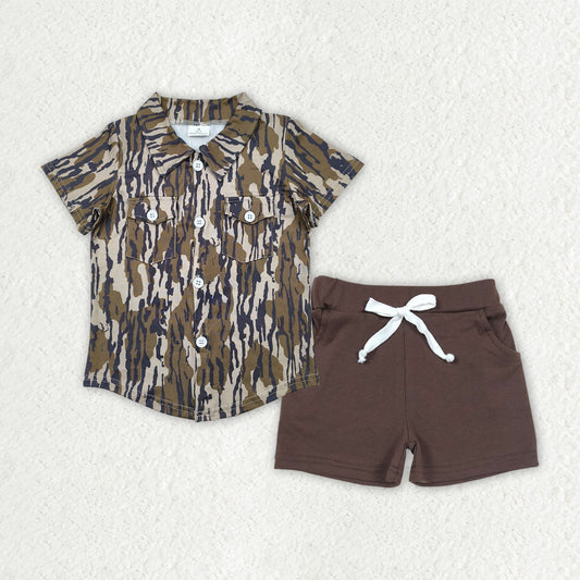 BSSO1514 组合 camo boy western short boy summer outfit 202504 rts